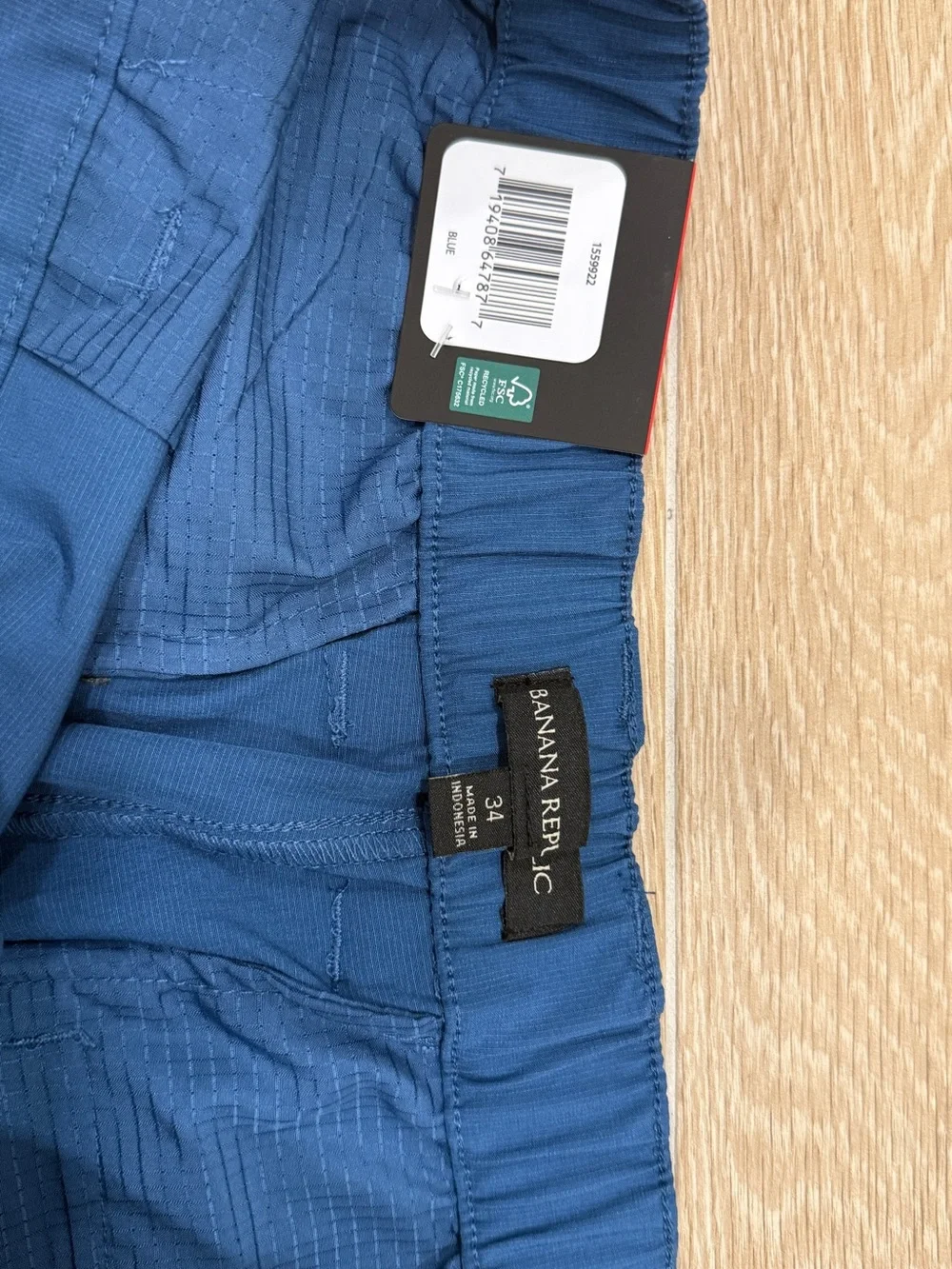 Banana Republic Men's Midnight Blue Flat-Front Shorts